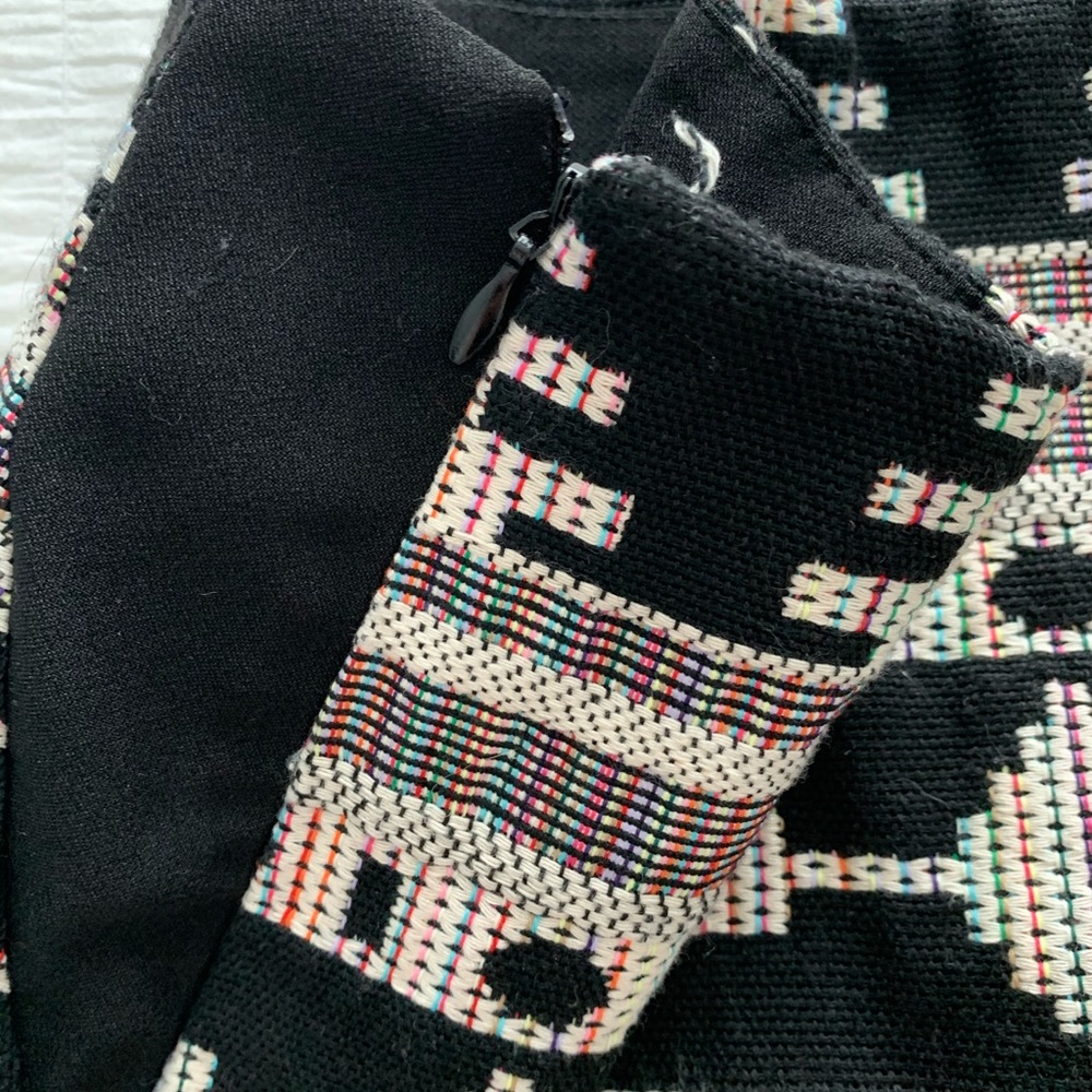Multicolored Patterned Skirt - Picture 3 of 6